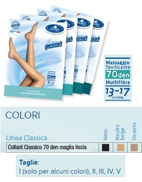 SAUBER COLLANT 70 DENARI MAGLIA LISCIA NERO 2 LINEA CLASSICA - UniversoFarmacie.it