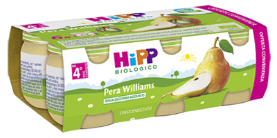 HIPP BIO OMOGENEIZZATO PERA WILLIAMS 6X80 G - UniversoFarmacie.it