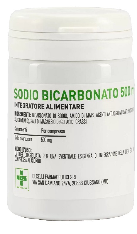 SODIO BICARBONATO 500 MG 100 COMPRESSE - UniversoFarmacie.it
