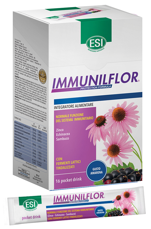 ESI IMMUNILFLOR POCKET DRINK 16 POCKET DRINK - UniversoFarmacie.it