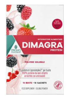 DIMAGRA PROTEIN RED FRUIT 10 BUSTE - UniversoFarmacie.it