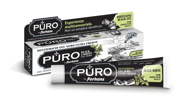 DENTIFRICIO FORHANS GEL BLACK4WHITE - UniversoFarmacie.it