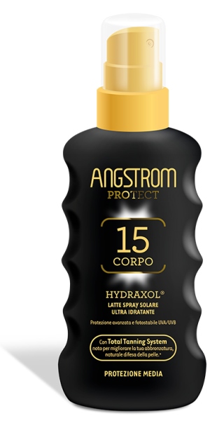 ANGSTROM PROTECT HYDRAXOL LATTE SPRAY SOLARE PROTEZIONE 15 175 ML - UniversoFarmacie.it