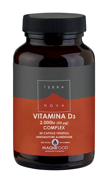 TERRANOVA COMPLESSO DI VITAMINA D3 2000 IU (50UG) 50 CAPSULE - UniversoFarmacie.it