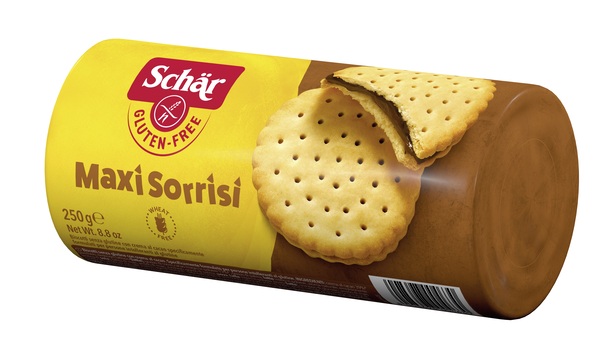 SCHAR MAXI SORRISI BISCOTTI CON CREMA AL CACAO 250 G - UniversoFarmacie.it