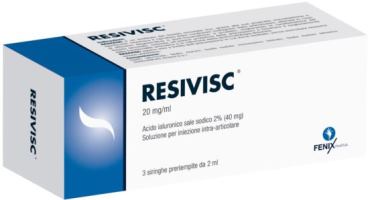 SIRINGA INTRA-ARTICOLARE RESIVISC ACIDO IALURONICO 40 MG 2 ML 3 PEZZI - UniversoFarmacie.it