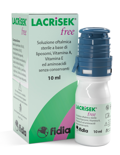 LACRISEK FREE SOLUZIONE OFTALMICA SENZA CONSERVANTI 10 ML - UniversoFarmacie.it