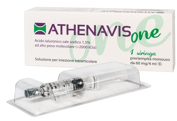 SIRINGA INTRA-ARTICOLARE ATHENAVIS ONE ACIDO IALURONICO 1,5% 4 ML - UniversoFarmacie.it