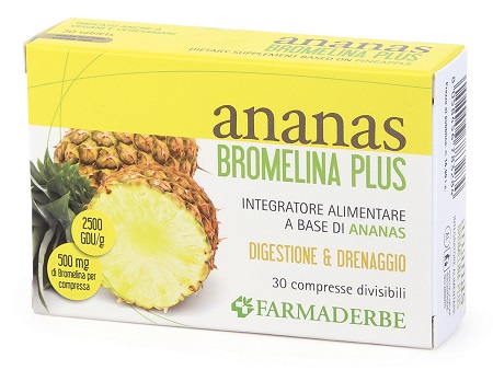 ANANAS BROMELINA PLUS 30 COMPRESSE - UniversoFarmacie.it