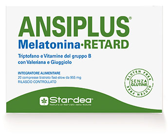 ANSIPLUS RETARD MELATONINA 20 COMPRESSE BISTRATO FAST SLOW 955 MG - UniversoFarmacie.it