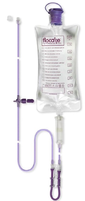 FLOCARE SACCA CON DEFLUSSORE DA 2 LITRI PER NUTRIPOMPA INFINITY - UniversoFarmacie.it