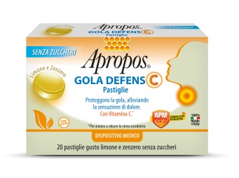 APROPOS GOLA DEFENS C LIMONE/ZENZERO 20 PASTIGLIE - UniversoFarmacie.it