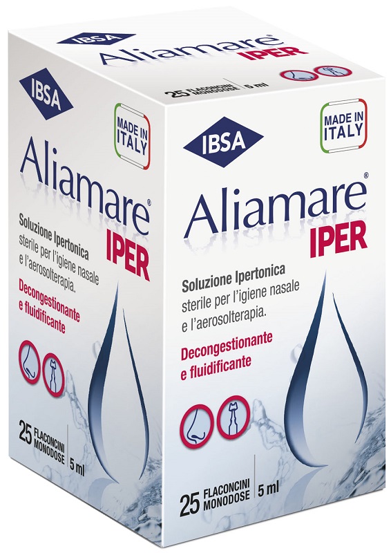 ALIAMARE IPER 25 FLACONCINI IPERTONICI DA 5 ML - UniversoFarmacie.it