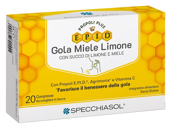 EPID GOLA MIELE LIMONE 20 COMPRESSE - UniversoFarmacie.it
