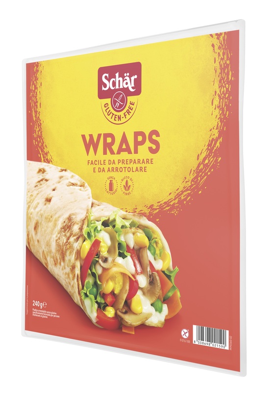 SCHAR WRAPS PIADINA ARROTOLABILE SENZA LATTOSIO 240 G - UniversoFarmacie.it