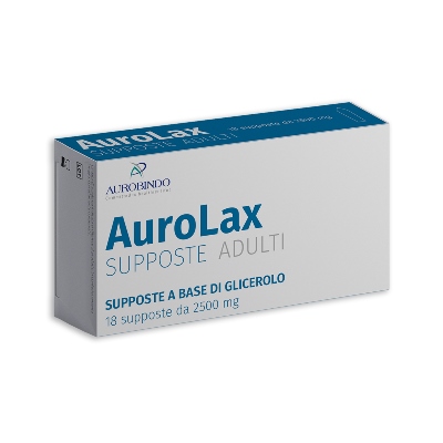SUPPOSTE AUROLAX GLICEROLO 2500 MG 18 SUPPOSTE - UniversoFarmacie.it