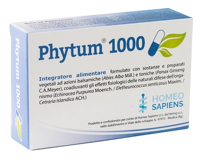PHYTUM 1000 30 CAPSULE 500 MG - UniversoFarmacie.it