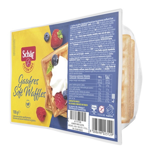 SCHAR GAUFRE SOFT WAFFLES 100 G - UniversoFarmacie.it