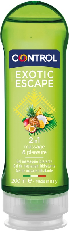 CONTROL GEL PER MASSAGGI EXOTIC ESCAPE 200 ML - UniversoFarmacie.it
