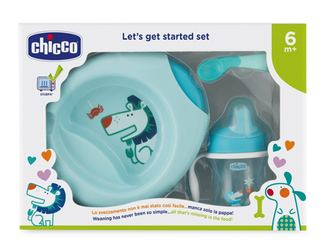 CHICCO SET PAPPA 6 MESI+ AZZURRO - UniversoFarmacie.it