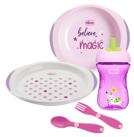 CHICCO SET PAPPA 12 MESI+ ROSA - UniversoFarmacie.it