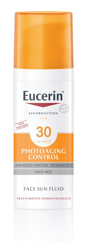EUCERIN SUN PROTECTION SPF 30 PHOTOAGING CONTROL FACE SUN FLUID ANTI AGE 50 ML - UniversoFarmacie.it