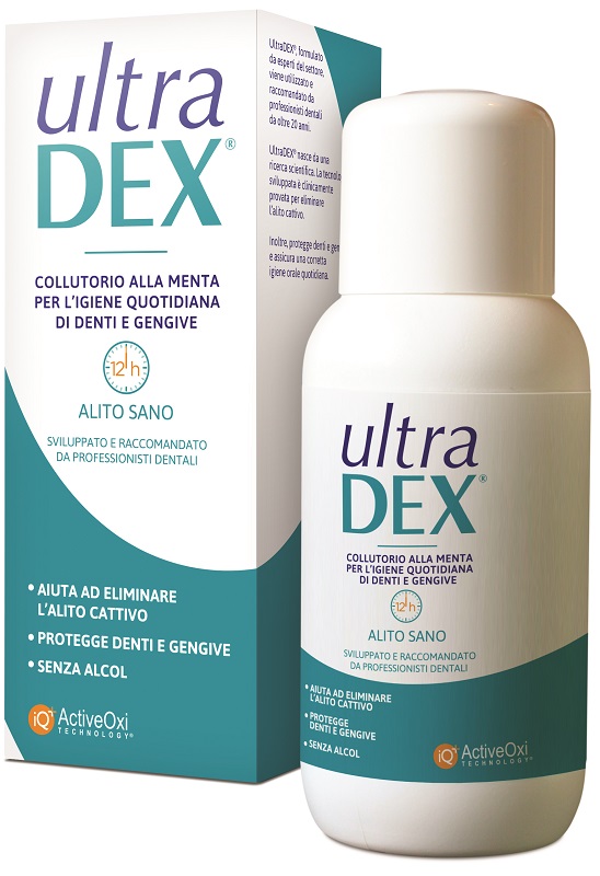 ULTRADEX COLLUTORIO ALITO SANO 250 ML SENZA ALCOOL - UniversoFarmacie.it