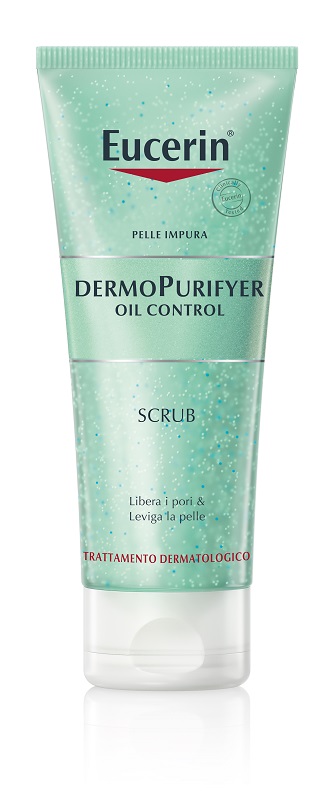 EUCERIN PELLE IMPURA DERMOPURIFYER OIL CONTROL SCRUB 100 ML - UniversoFarmacie.it