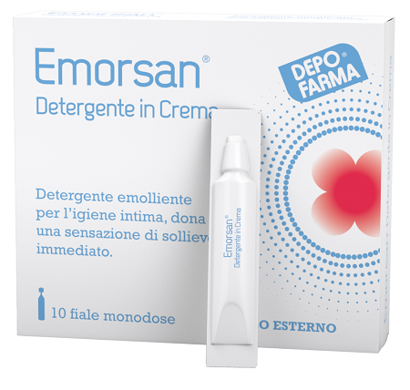 EMORSAN DETERGENTE IN CREMA 10 FIALE MONODOSE DA 3,5 ML - UniversoFarmacie.it