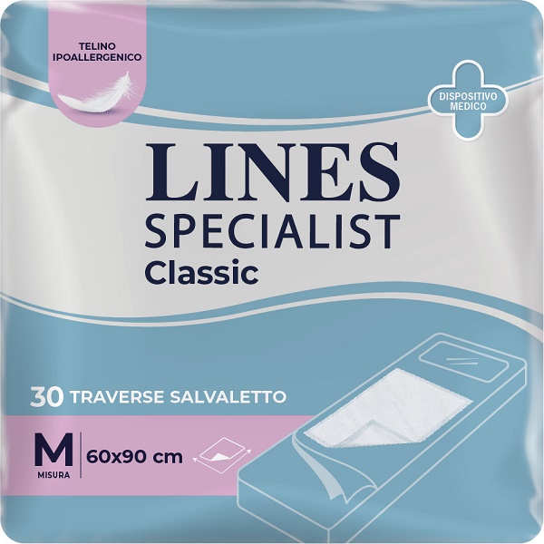 TRAVERSA ASSORBENTE LINES SPECIALIST CLASSIC MISURA 60X90 CM 30 PEZZI - UniversoFarmacie.it