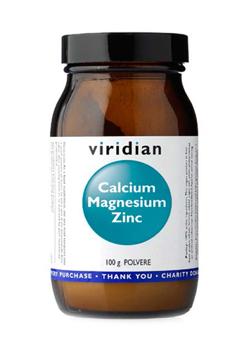 VIRIDIAN CALCIUM MAGNESIUM ZINC 100G POLVERE VIRIDIAN CALCIO MAGNESIO ZINCO - UniversoFarmacie.it
