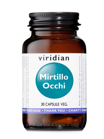 VIRIDIAN MIRTILLO OCCHI 30 CAPSULE - UniversoFarmacie.it