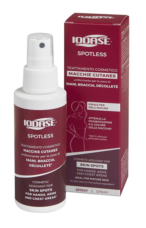 IODASE SPOTLESS TRATTAMENTO AGE SPOTS MANI BRACCIA DECOLLETE SPRAY 100 ML - UniversoFarmacie.it