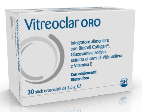 VITREOCLAR ORO 30 BUSTINE OROSOLUBILI DA 2,5 G - UniversoFarmacie.it