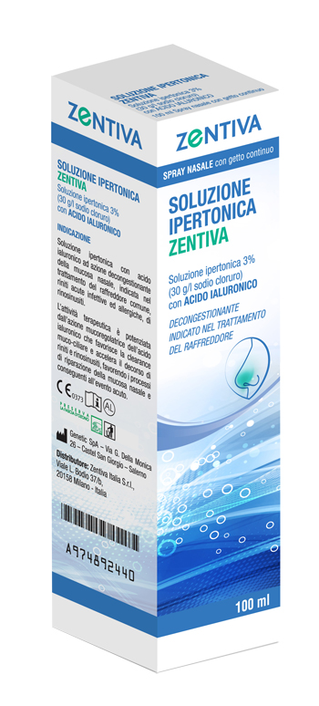SOLUZIONE IPERTONICA ZENTIVA SPRAY NASALE 100 ML - UniversoFarmacie.it