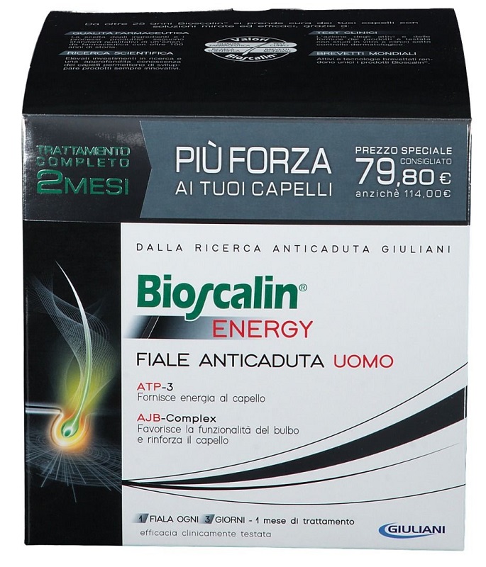BIOSCALIN ENERGY FIALE DOPPIA TAGLIO PREZZO - UniversoFarmacie.it