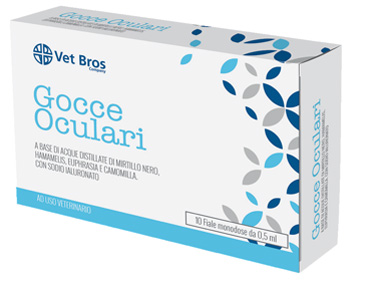 VET BROS SOLUZIONE SALINA STERILE OFTALMICA AD USO VETERINARIO 10 FIALE DA 5 ML - UniversoFarmacie.it