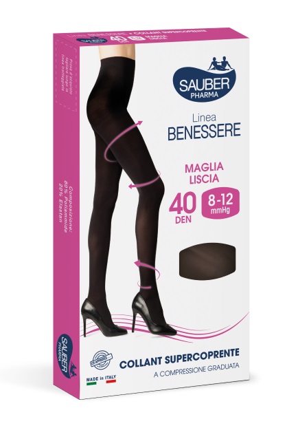 COLLANT SUPERCOPRENTE SAUBER 8-12MMHG NERO 3 - UniversoFarmacie.it