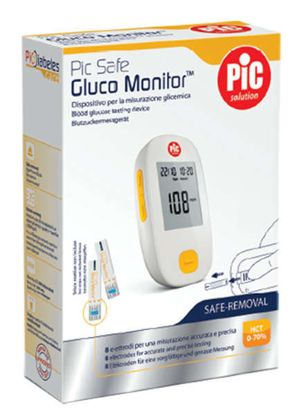 GLUCOMETRO CON MONITOR PIC GLUCO SAFE 1 PEZZO - UniversoFarmacie.it