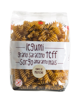 GAROFALO FUSILLI PASTA SENZA GLUTINE LEGUMI E CEREALI 400 G - UniversoFarmacie.it