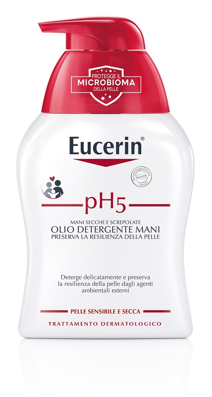 EUCERIN PH5 OLIO DETERGENTE MANI SECCHE E SCREPOLATE 250 ML - UniversoFarmacie.it