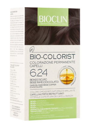 BIOCLIN BIO COLORIST 6,24 BIONDO SCURO BEIGE RAME - UniversoFarmacie.it