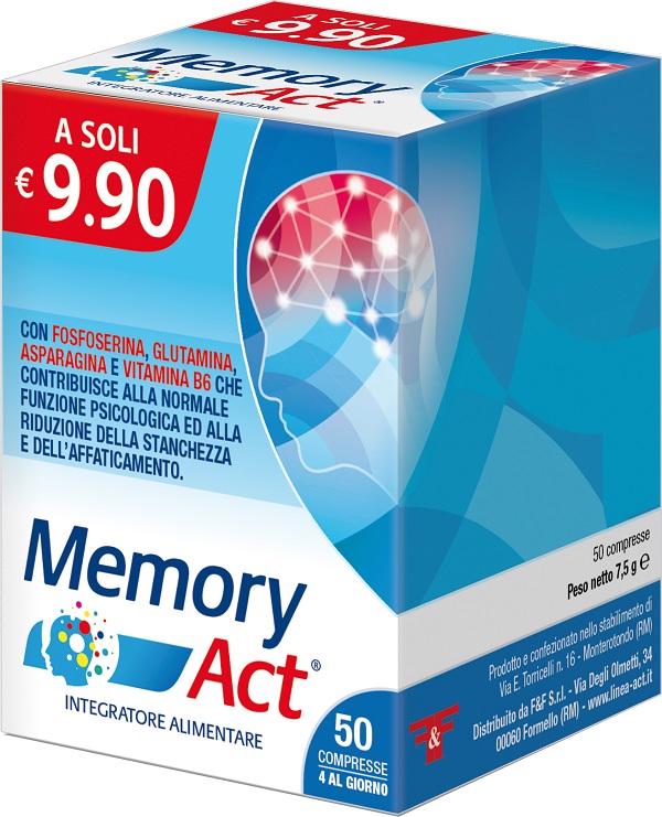 MEMORY ACT 50 COMPRESSE - UniversoFarmacie.it
