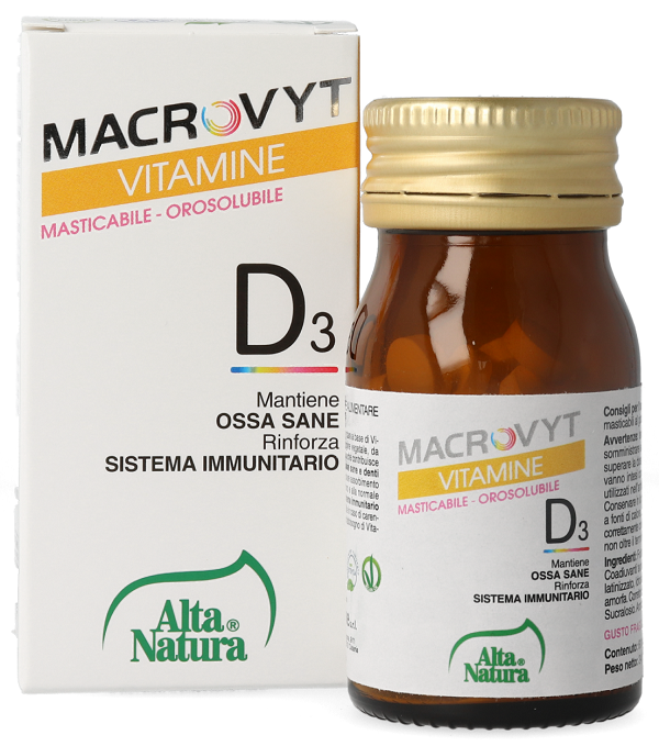 MACROVYT VITAMINA D3 VEG 60 COMPRESSE OROSOLUBILI - UniversoFarmacie.it