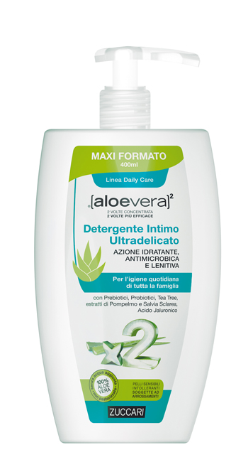 ALOEVERA2 DETERGENTE INTIMO ULTRADELICATO 400 ML - UniversoFarmacie.it