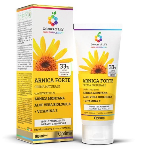 COLOURS OF LIFE SKIN SUPPLEMENT ARNICA FORTE 33% CREMA 100 ML - UniversoFarmacie.it