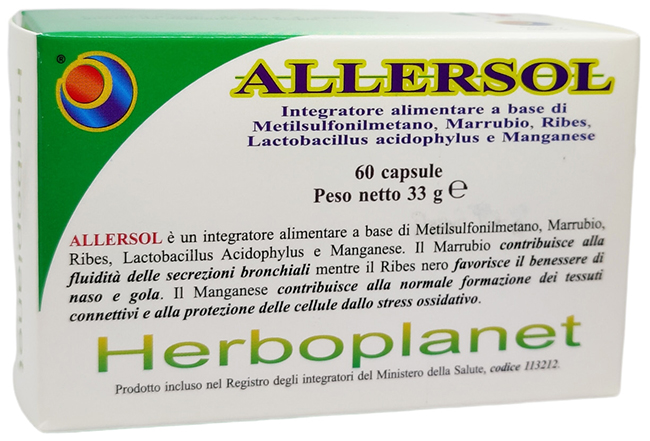 ALLERSOL 60 CAPSULE - UniversoFarmacie.it