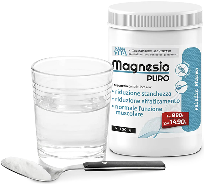 SANAVITA MAGNESIO PURO 150 G - UniversoFarmacie.it