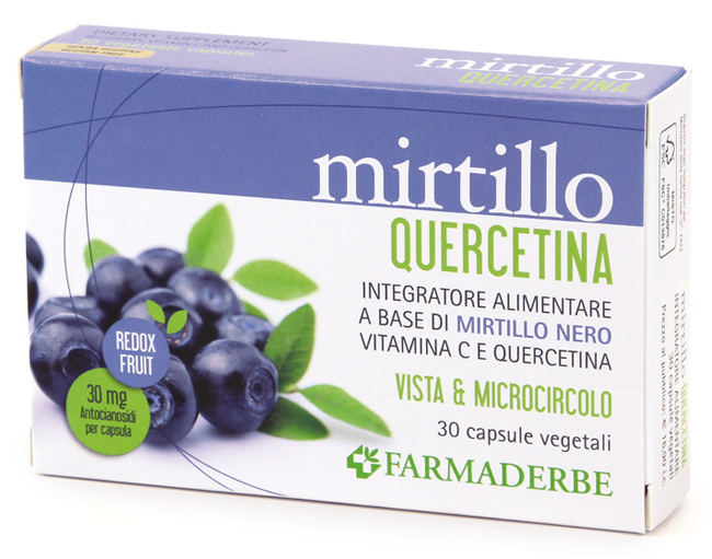 MIRTILLO QUERCETINA 30 CAPSULE VEGETALI - UniversoFarmacie.it