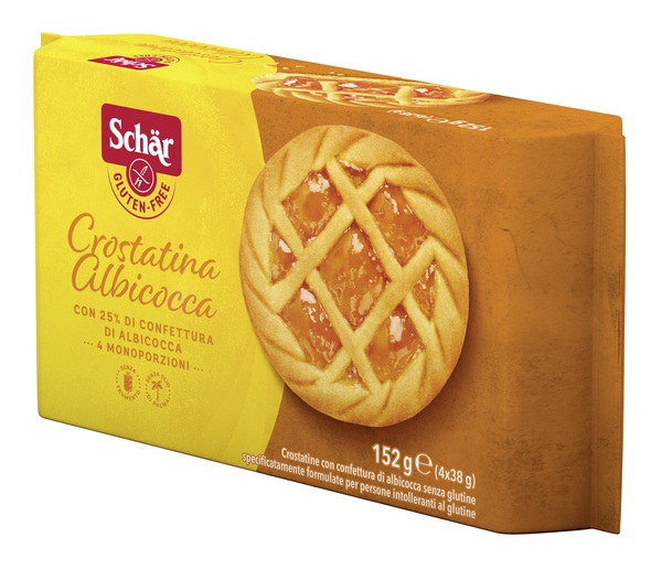 SCHAR CROSTATINA CON CONFETTURA DI ALBICOCCA 4 MONOPORZIONI DA 35 G - UniversoFarmacie.it